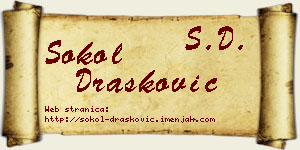 Sokol Drašković vizit kartica
